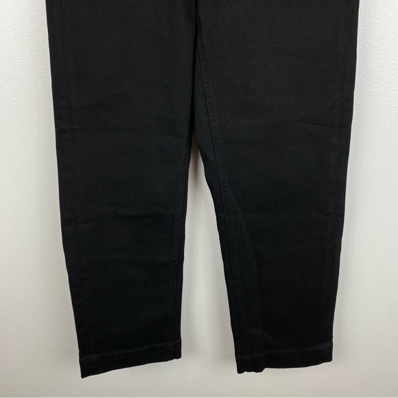 Everlane Straight Leg Crop Garment Dyed Jeans Black Size 00/24 NWT - Picture 6 of 13